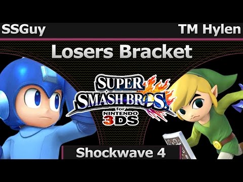 Shockwave 4 Smash 3DS - SSGuy (Megaman) vs TM Hylen (Toon Link) - Losers Bracket