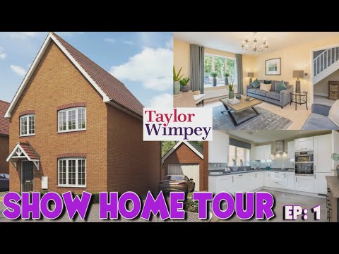 TOURING THE SHOW HOME, WE HOPE TO BUY | "THE MIDFORD" 4 Bedroom Home By Taylor Wimpey - EP 1
