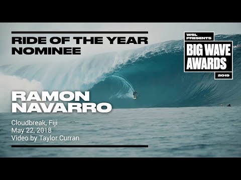 Ramon Navarro at Cloudbreak - 2019 Ride of the Year Nominee - WSL Big Wave Awards