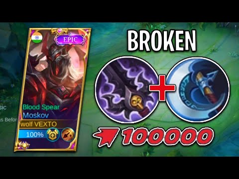 MOSKOV LIFESTEAL BUILD IS BROKEN! (BEST BUILD 2023) MLBB!