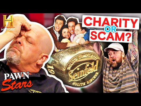 UNBOXING Charity Auction Gold (Seinfeld, Ringo Starr, & More!) | Pawn Stars