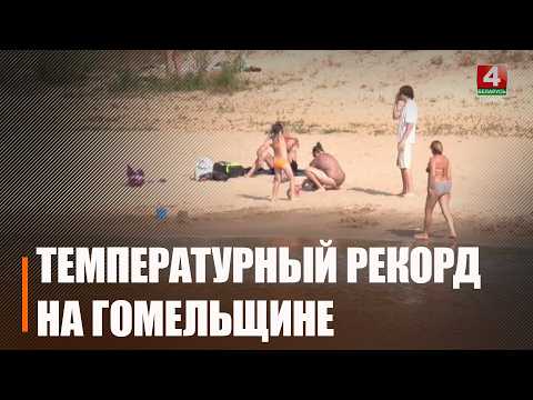 Рекордная для месяца жара зафиксирована 6 августа в Мозыре