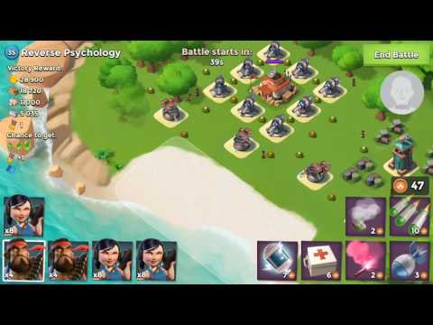 Reverse psychology lv. 35 boom beach