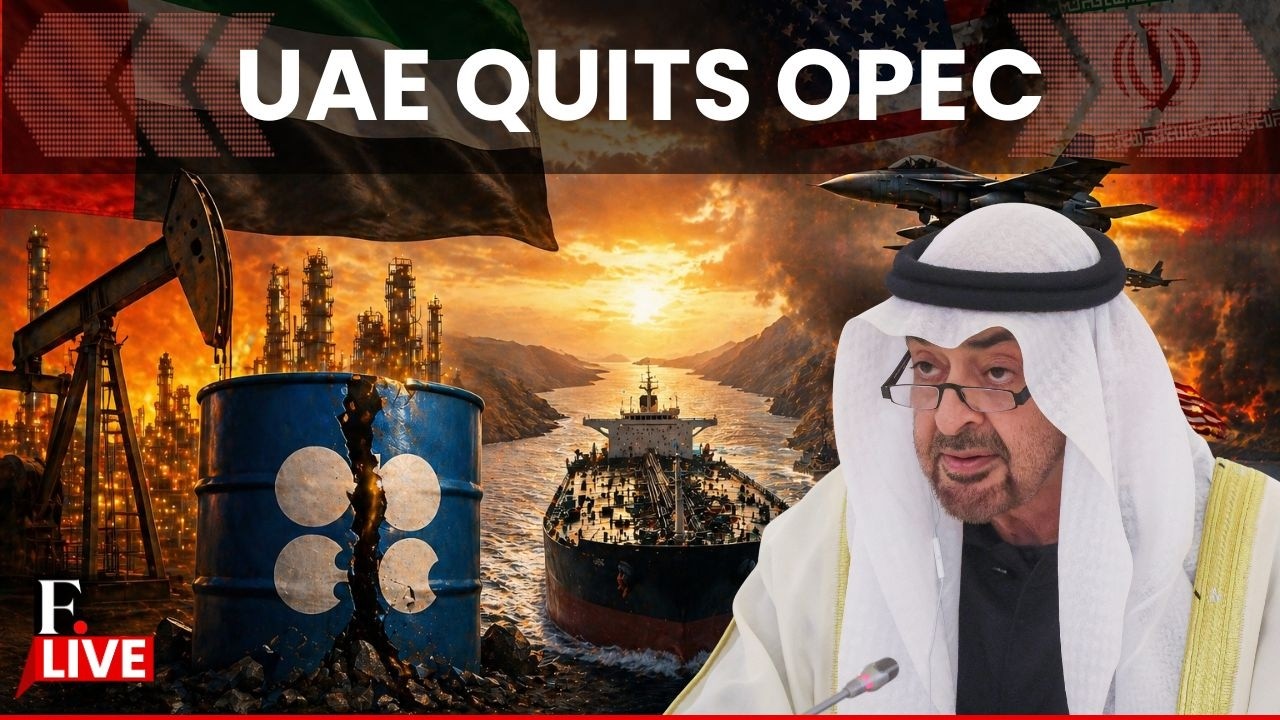 BREAKING NEWS LIVE | UAE Quits OPEC: Saudi-Led Oil Cartel Weakens | US Iran Tensions | Firstpost