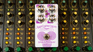 Video thumbnail for UNIQUE and versatile modulation...Black Country Customs Spiral Array Chorus by TheSuperFunAwesomeHappyTimePedalShow