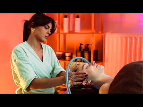 ASMR - Relaxing HairSpa Treatment!