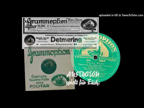 Paul Godwin Tanzorchester (+voc): Micky Maus - Foxtrot (Berlin 1930)