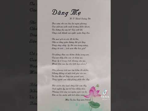 Dâng mẹ || lời thơ: HT Thích Quảng Độ