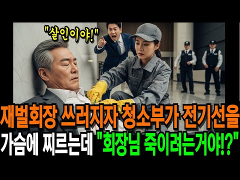 재벌회장 쓰러지자 청소부가 전기선을 가슴에 찔렀다 "회장님 죽이려는거야, 살인자!"라고 비서실장이 소리치는데... 반전사연 | 감동사연 | 오디오북