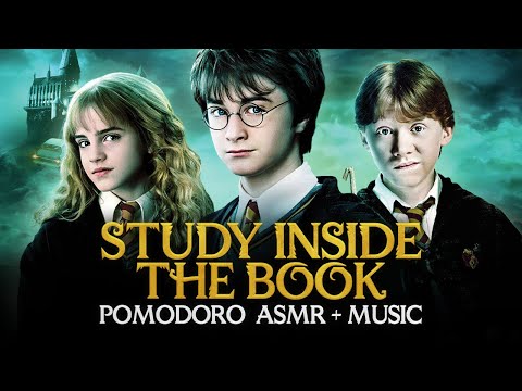 6h Study Session: CHAMBER OF SECRETS 🏰✏️ Harry Potter Pomodoro, Hogwarts Sounds Study Session