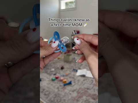 Mom hacks I wish I knew sooner! #momhacks #momtips #teething #babies #pacifier #toddlers #fyp