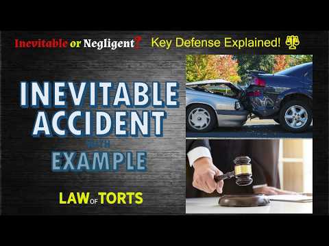 Inevitable Accident in Tort Law | Explained with Examples | LLB Exam 2024