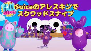 Suicaのアイツスキンでスクワッドスナイプ！初見さん初心者さん大歓迎！【参加型】【FallGuys/フォールガイズ】