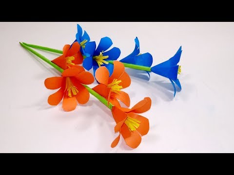 Very Beautiful Easy Paper Stick Flower | DIY Paper Stick Flower | Jarine's Crafty Creation