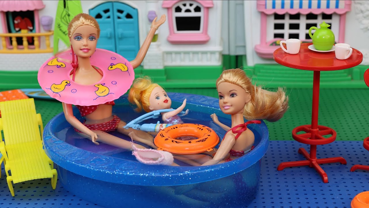 لعبة العروسة وحمام السباحة !!