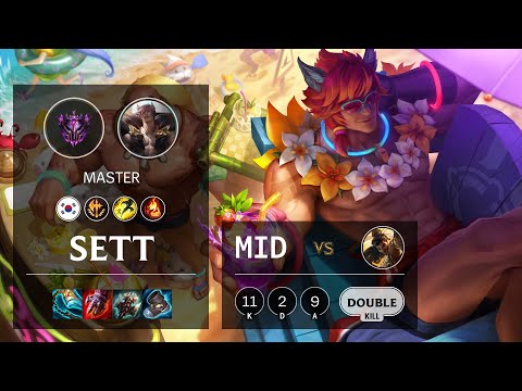 Sett Mid vs Akshan - KR Master Patch 11.24