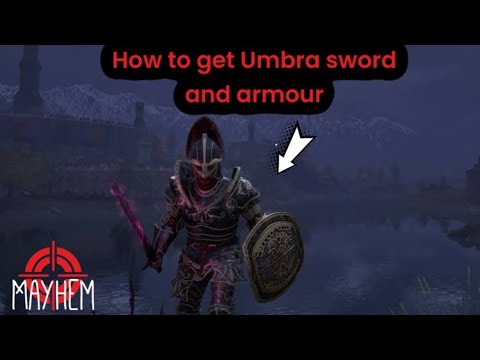 Oblivion How to get umbra sword and Armour