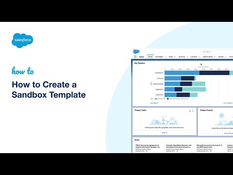 How to Create a Sandbox in Salesforce