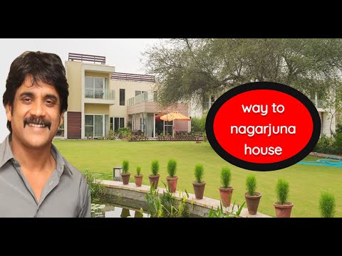 way to akkinenis house||nagachaitanya|akhil|nagarjuna house|| akhil house