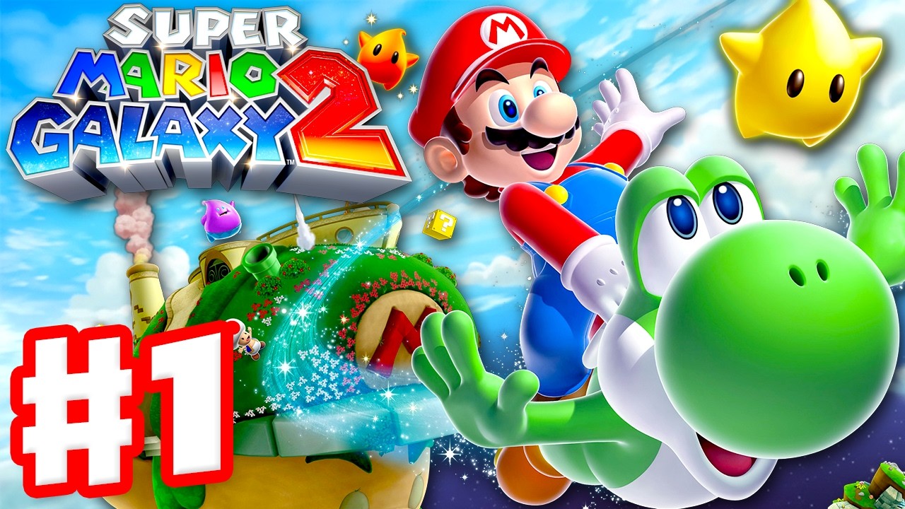 Super Mario Galaxy 2 - Gameplay Walkthrough Part 1 - Yoshi's Here! (Nintendo Switch 2)