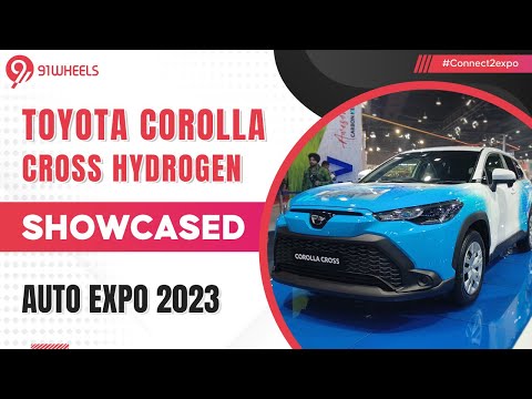 Toyota Corolla Cross H2 Hydrogen Concept Shown at 2023 Auto Expo