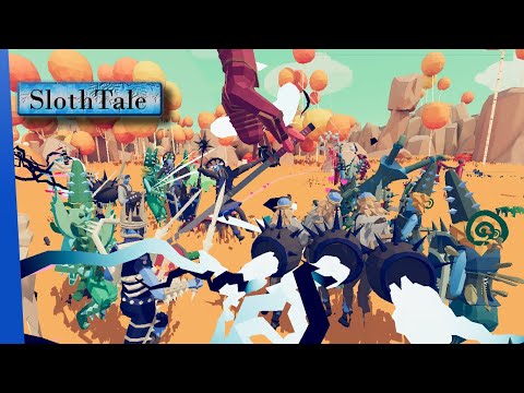 Samurai Giant Leading the way to victory | TABS (CUPID, SAMURAI GINAT, KNIGHT, GUNSLINGER & CACTUS)