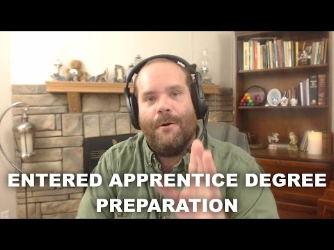 Entered Apprentice Degree - Preparation