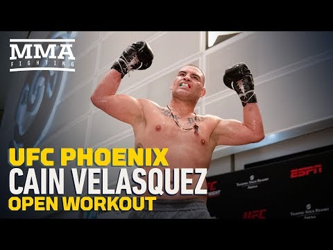 UFC Phoenix: Cain Velasquez Open Workout Highlights - MMA Fighting