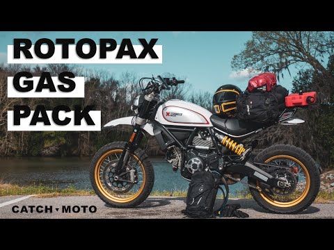 Hepco & Becker Minirack & RotoPaX 1 Gal. Tank Install | Ducati Scrambler Desert Sled