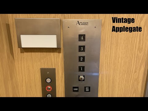 Amazing Vintage Applegate Hydraulic Elevator @ The Star Building - Terre Haute, IN