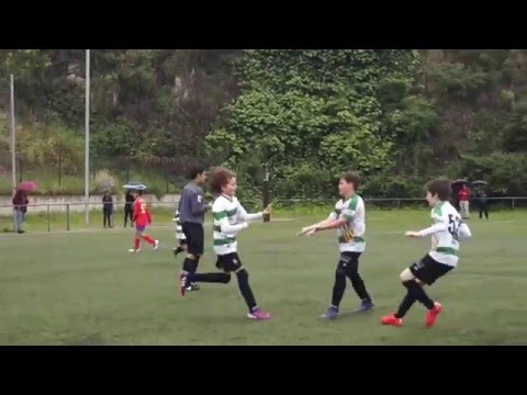 U.E.Sants Alevín "F" vs Hospitalet A. - Gol Artur
