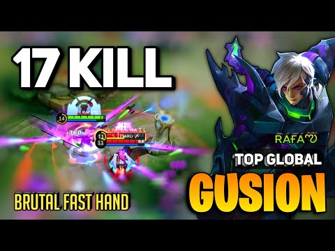 FAST HAND! Gusion Best Build 2023 [ Gusion Gameplay Top Global ] By ʀᴀғᴀఌ - Mobile Legends