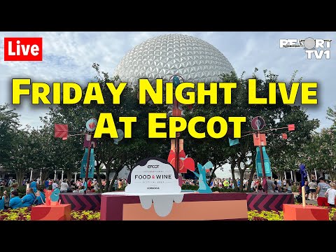 🔴Live: Friday Night Live with Joey Fatone at Epcot Food & Wine Festival - 8-18-23