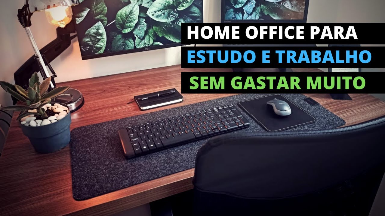 Home office barato para trabalho e estudo | produtividade
