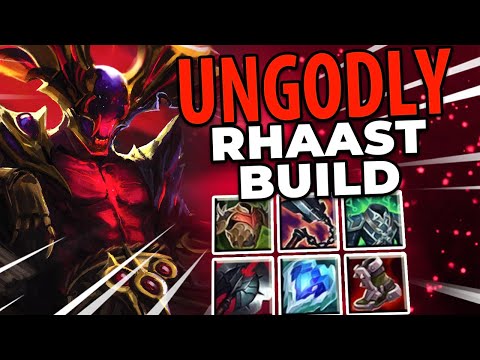 This NEW Ultimate Rhaast Build Made Me 1V9 Against a Team Full Of Pro Players - League of Legends