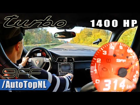 1400HP PORSCHE 9ff 997 Turbo *MANUAL* 100-300 on AUTOBAHN by AutoTopNL