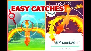 How to catch Moltres & LEGENDARY Birds in Pokemon GO | Moltres Catches | NEW Coin Features