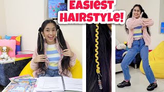 Mini Vlog 104 - Easy Hairstyle!!!❤️😍 *Buying DairyMilk Minis*🫶🏻 | Riya's Amazing World