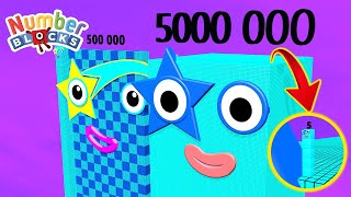 Numberblocks Comparison 5 50 500 5000 50000 500000 to 5 Million Numberblocks Standing Tall