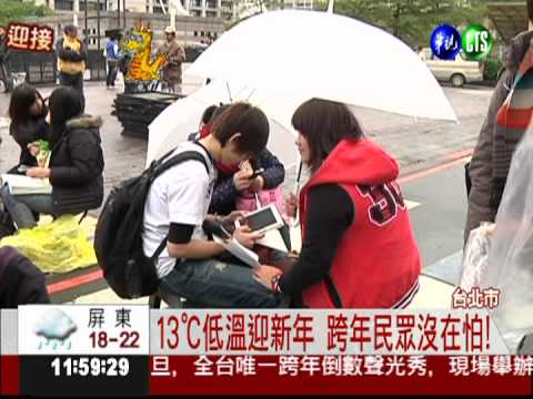 北部跨年夜冷爆了! 溼冷僅13℃