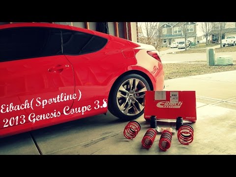 Eibach (Sportline) lowering springs/2013 Genesis Coupe 3.8/Unboxing