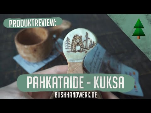 Pahkataide - Kuksa aus Maserbirke und Rentierhorn | Bushhandwerk - Dein Outdoor Store