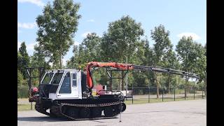 V&eacute;hicule amphibie Prinoth GT1200 | PALFINGER PK5001-EH | LOW HOURS | CRANE KRAN | Image 4 - Autoline