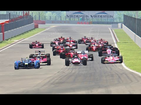Red Bull X2010 vs All Ferrari F1 Cars - Spa