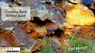 Download lagu Finding Gold In Oxidized Conglomerate Rocks! mp3