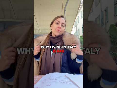 WHY LIFE IN ITALY IS BAD ❌ #italy