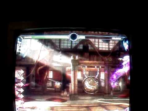 MK9 Sindel whips her hair xD