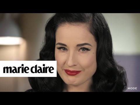 , title : 'How Dita Von Teese *Really* Applies Her Famous Red Lip'