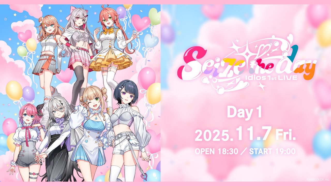 【ライブ本編】Idios 1st LIVE "Seize the day" Day1 / 無料パート #Idios_1stLIVE