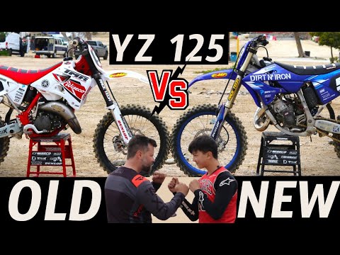 Yamaha YZ 125 - Old VS New - Father VS Son - 2001 VS 2022